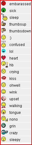 chat emoticons