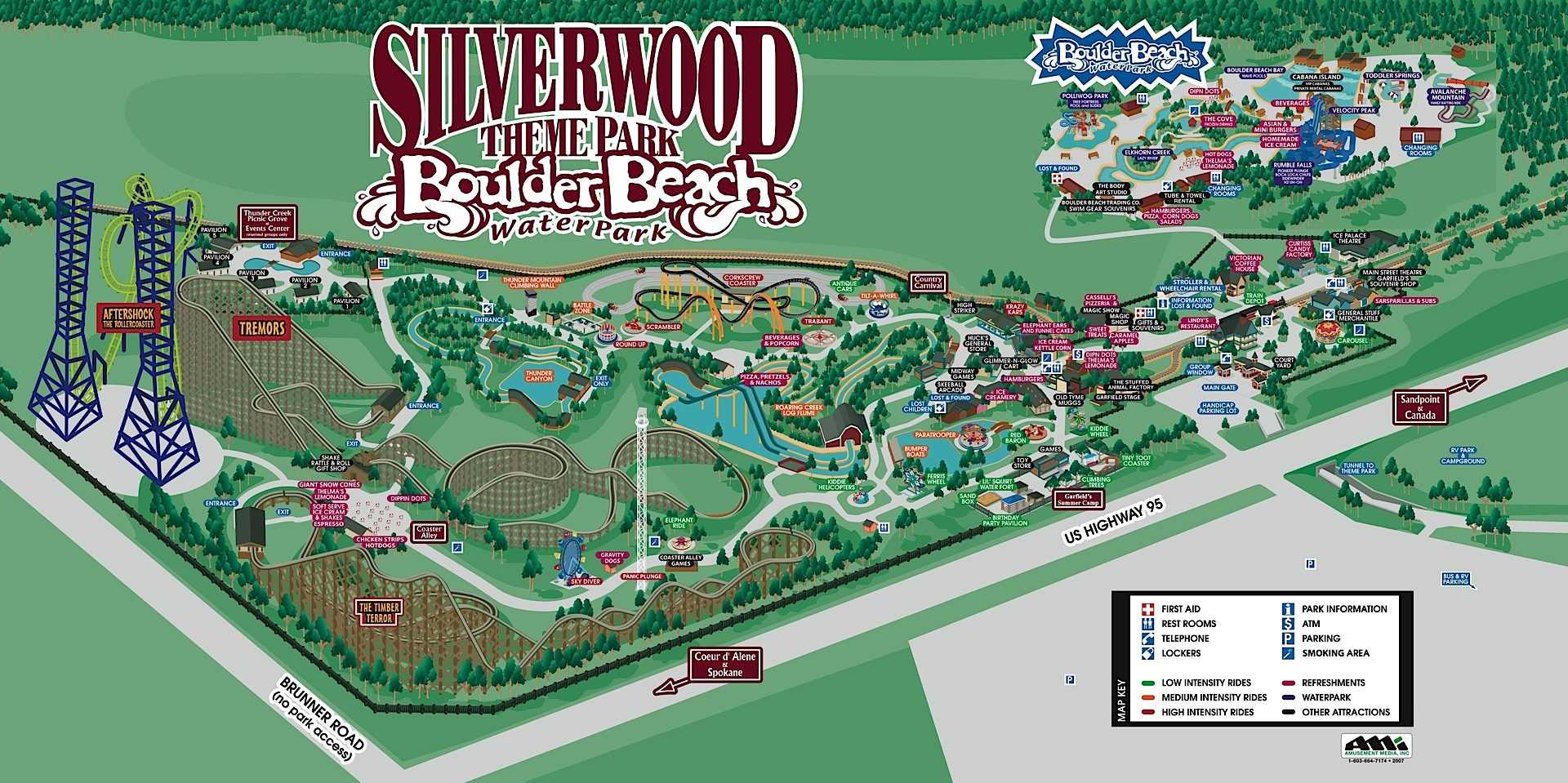 Silverwood Campground Map